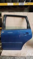 Volkswagen Polo 9N3 2006-2008 Passenger NSR Rear Door Blue La5k